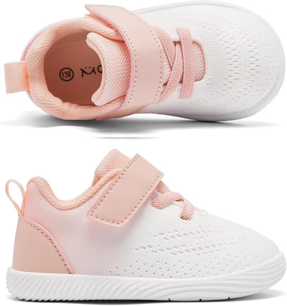 MORENDL Toddler Sneakers Baby Boys & Girls Barefoot Shoes Lightweight Breathable Walking Running