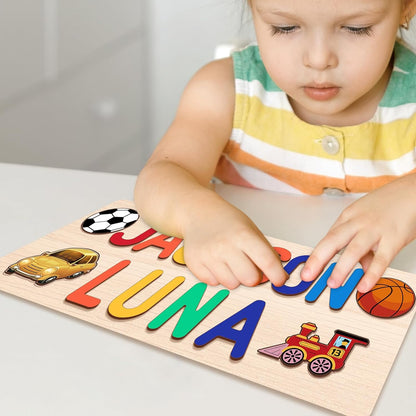 Personalized Name Puzzle for Kids Personalized Baby Gifts First Birthday for Girls & Boys Name