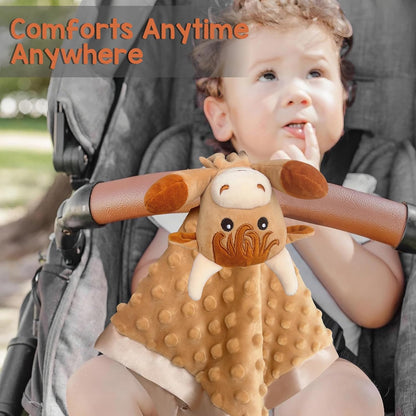 Loveys for Babies, Soft Baby Security Blanket Lovies for Babies, Stuffed Animals Blankie for