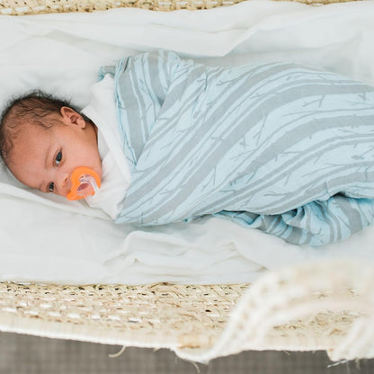 GRACED SOFT LUXURIES Extra Soft Muslin Swaddle Baby Blankets 70% Rayon from 30% Cotton 2 Pack