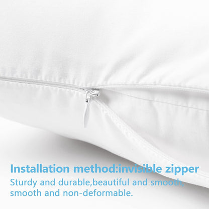 TILLYOU Toddler Pillowcase 2 Pack with Zipper,Silky Soft Microfiber 13" x 18" Kids Travel Pillow