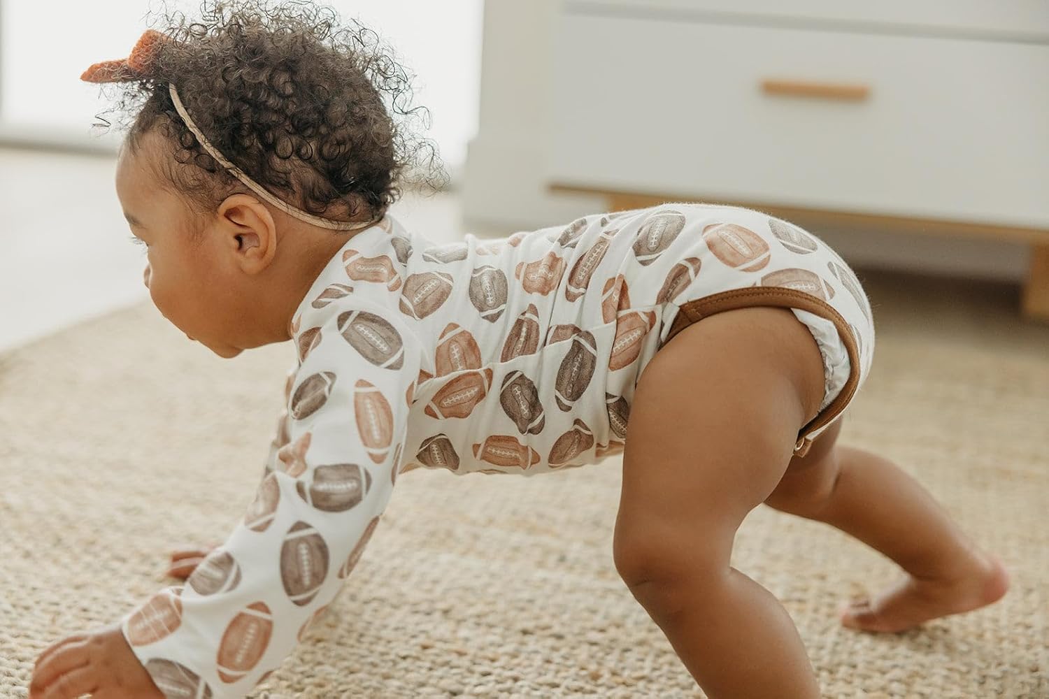 Copper Pearl Long Sleeve Bodysuit Baby: Ultra Soft Baby for Newborns, Boys, and Girls - Stylish