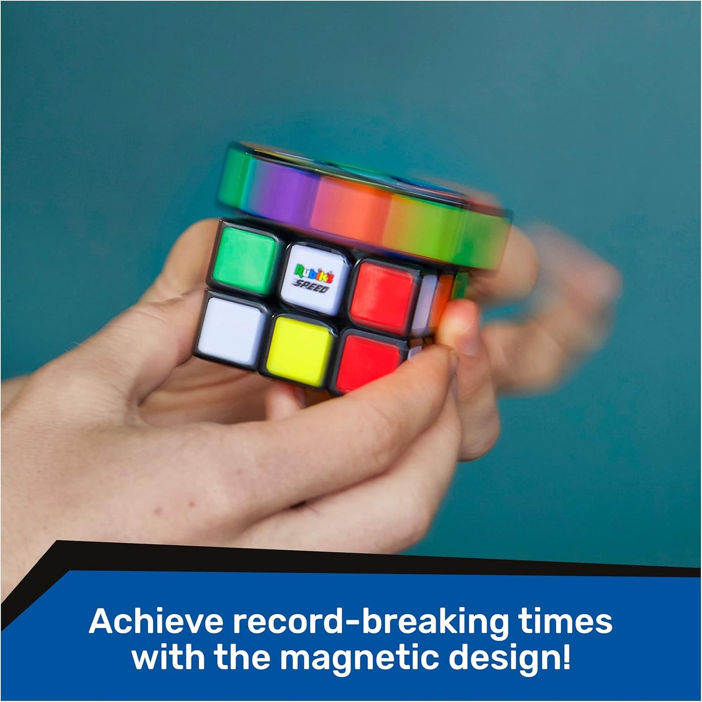 Rubik’s Cube, 3x3 Magnetic Speed Cube, Super Fast Problem-Solving Challenging Puzzle Fidget Toy