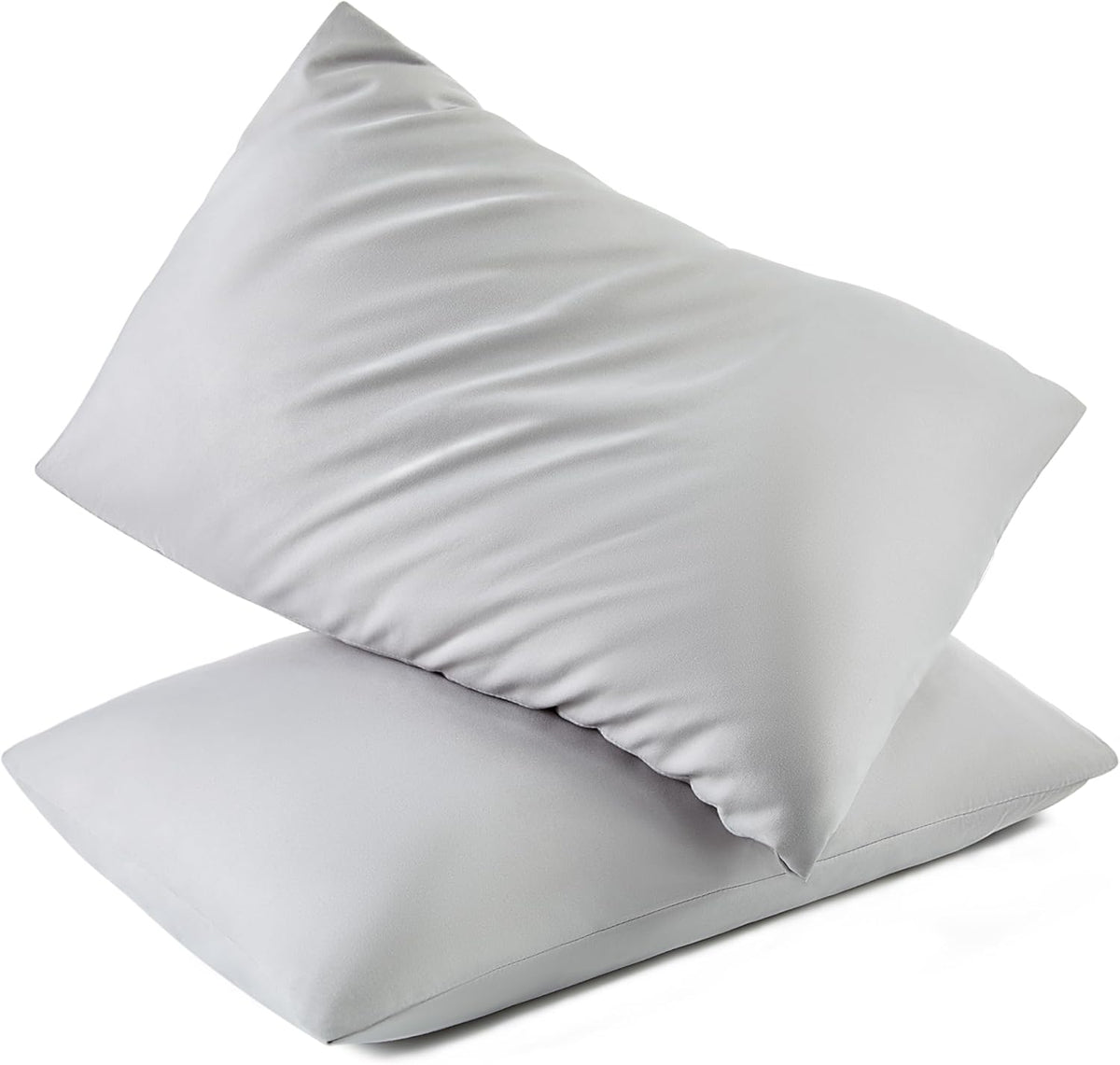 TILLYOU Toddler Pillowcase 2 Pack with Envelope Closure,13" x 18" Silky Soft Microfiber Travel