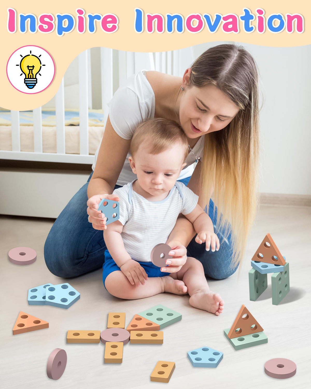 kecristv Montessori Toys for 1 2 Year Old Girl and Boy Birthday Gifts
