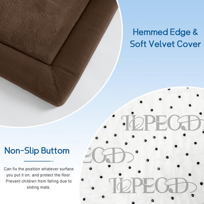 Baby Play Mat 1.2" Thick Memory Foam Nursery Rug Area Rug, 4’11” X 3’28” Yoga Mat Playmat Crawling