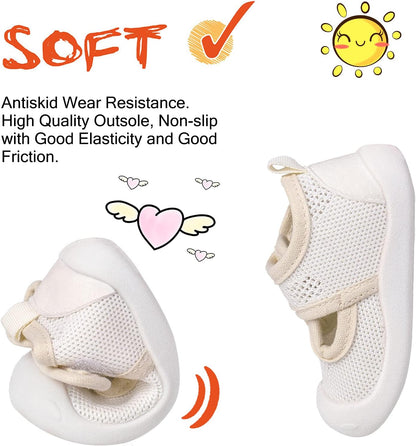 Baby First-Walking Shoes 1-4 Years Kid Shoes Trainers Toddler Infant Boys Girls Soft Sole Non Slip