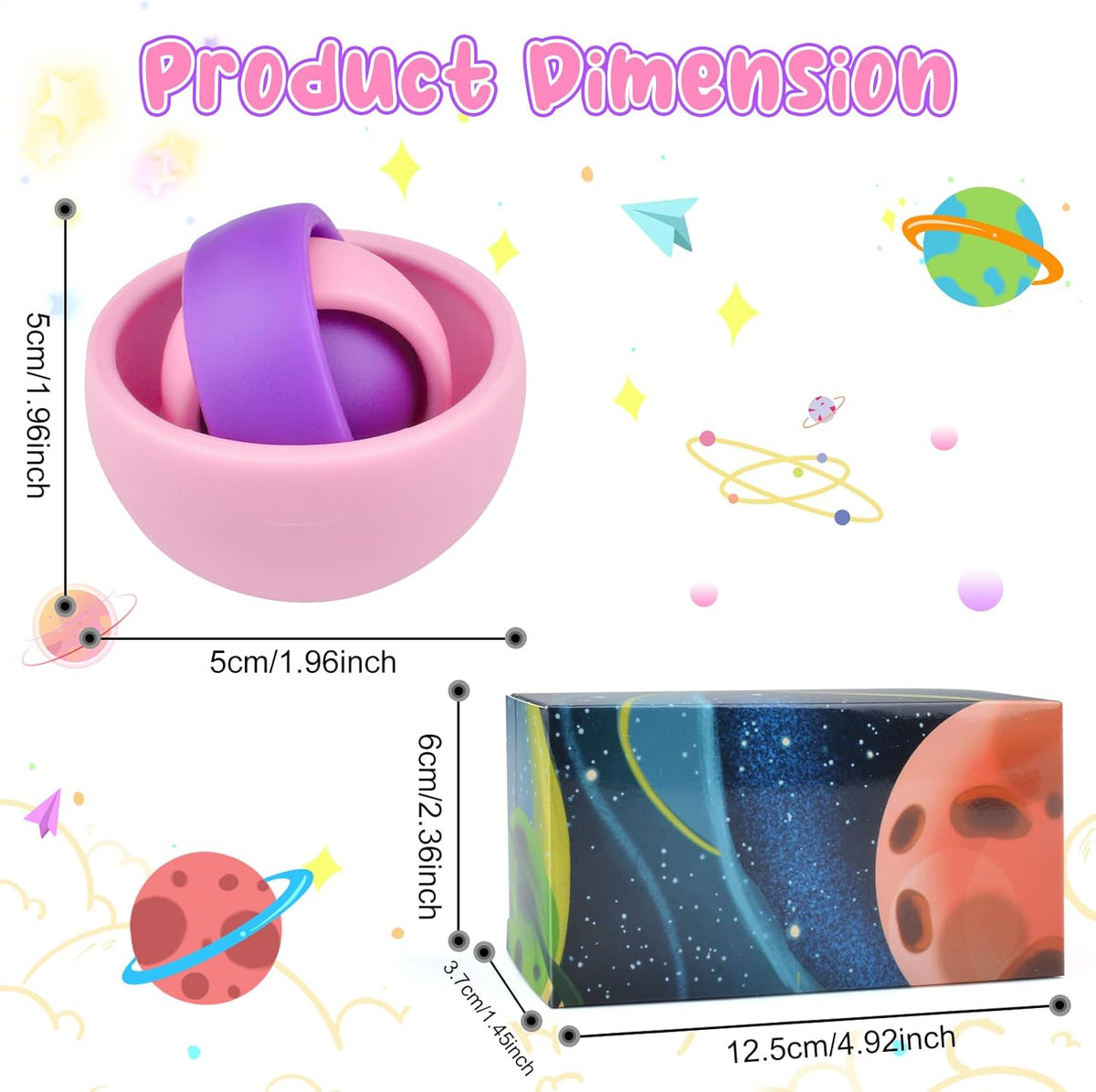 Fidget Toys Adults, Fidget Gyro Toys for Kids 8-12, Gift Ideas Fidgets Gifts for Boys Girls Teens