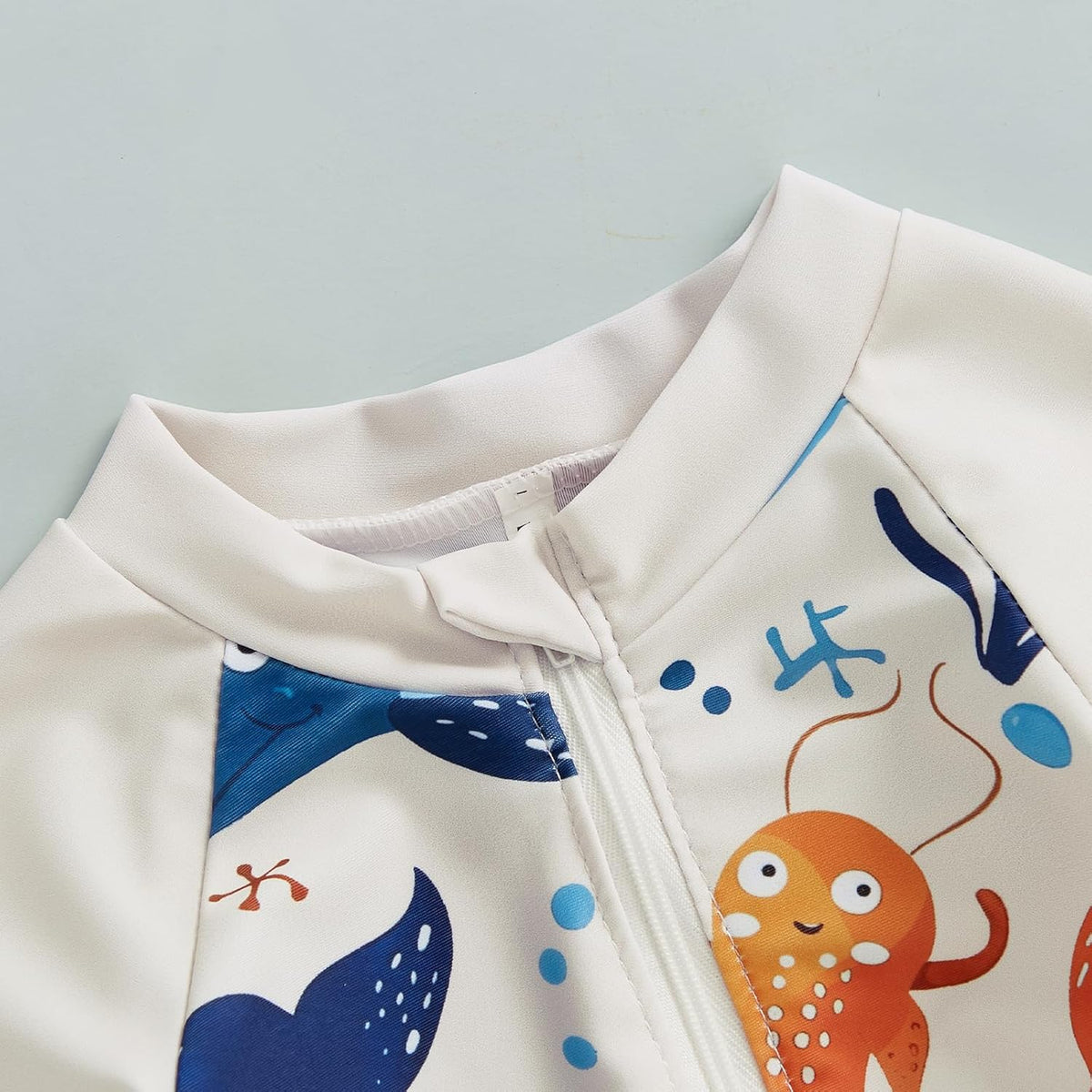 Hnyenmcko Baby/Toddler Boy Rash Guard Swimsuit Long Sleeve One Piece Zipper Swimwear Sunsuit Infant