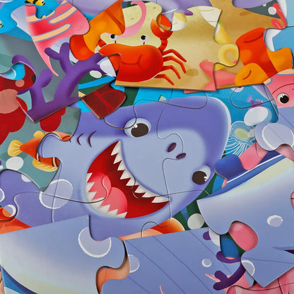 Jumbo Floor Puzzle for Kids Underwater Jigsaw Large Puzzles 48 Piece for Toddler Children Learning