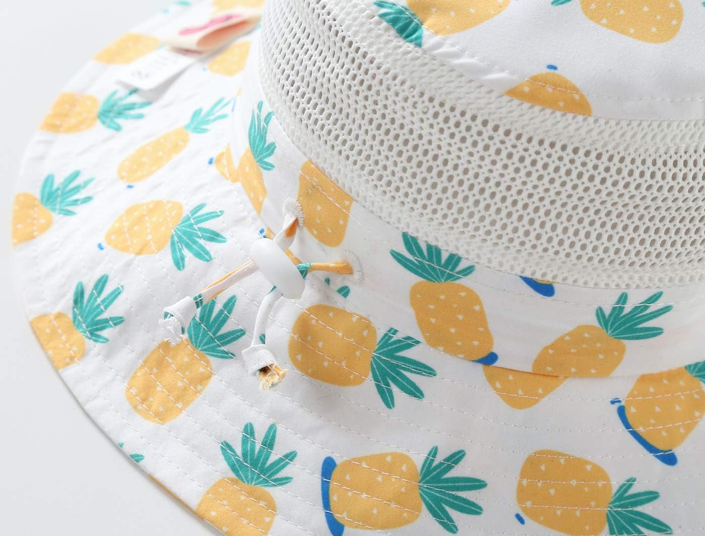 Home Prefer UPF50+ Wide Brim Sun Hat Boys Girls Sun Protection Hat Zoo Beach Swim Safari Bucket Hat