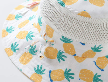 Home Prefer UPF50+ Wide Brim Sun Hat Boys Girls Sun Protection Hat Zoo Beach Swim Safari Bucket Hat