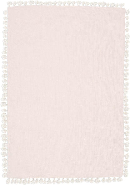 Crane Baby Muslin Swaddle Blanket, Soft Cotton Lightweight Nursery and Stroller Blanket for Baby