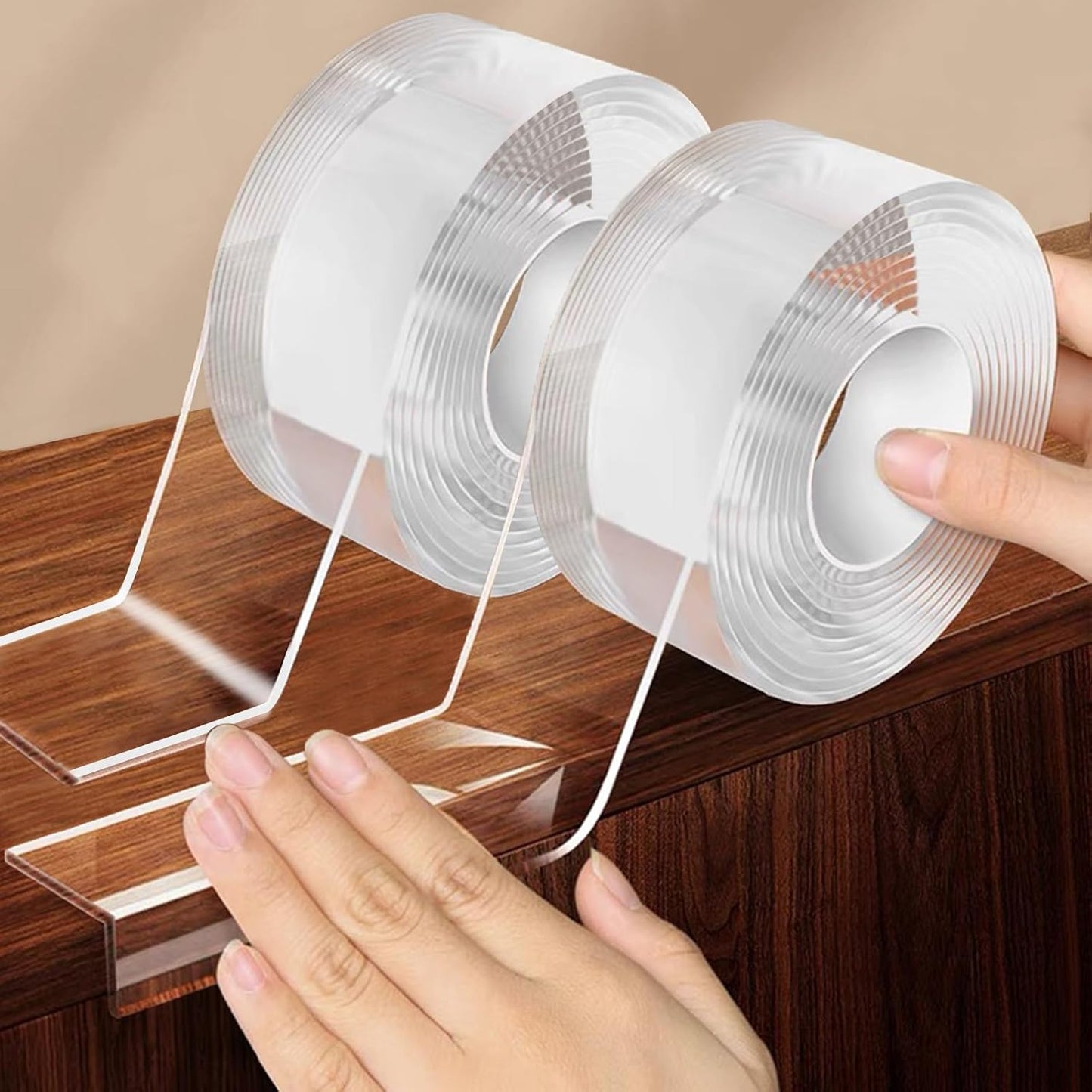 2Pack Baby Proofing Edge Protector for Baby,1.57in x 9.84ft,Clear Edge Protector Strip Sharp Edge