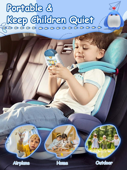 16-Piece Rotating Puzzles for Kids 4-6, Toddlers Puzzles 2-4, Road Trip, Airplane Activities Game