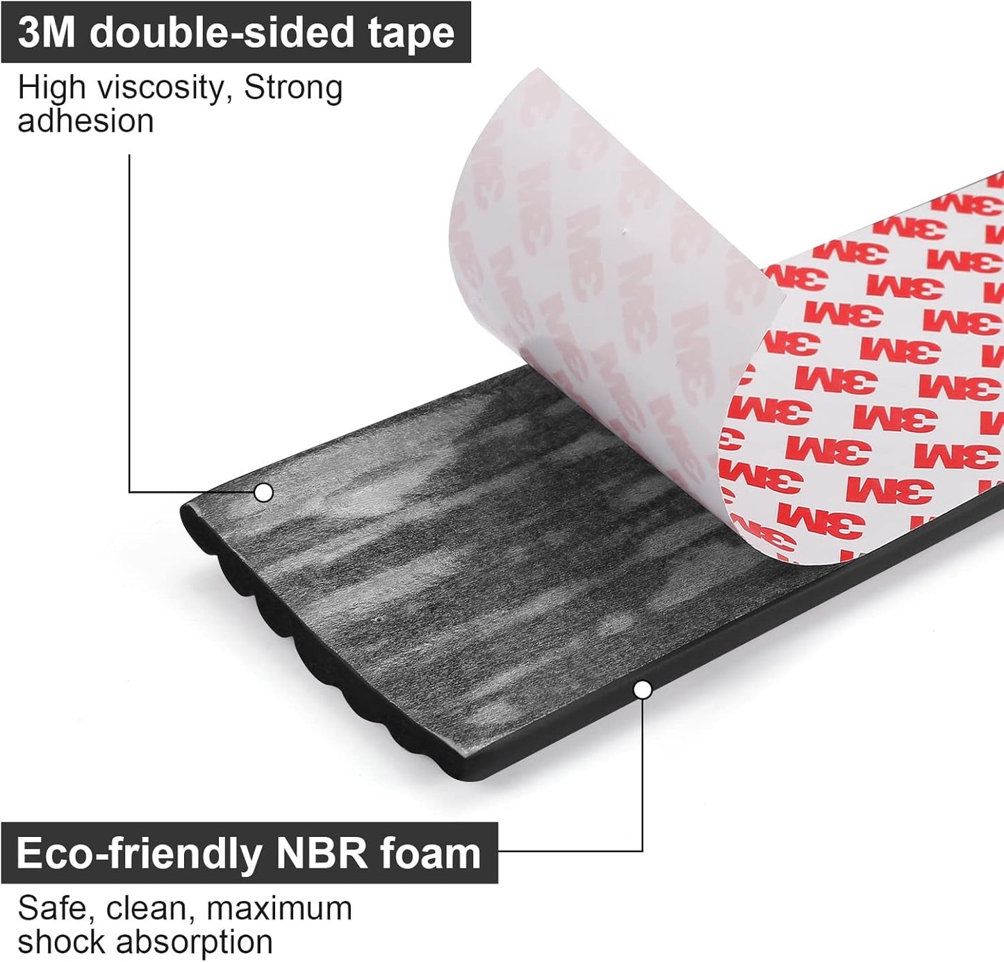 Upgrade Baby Proofing Edge Corner Protector, 16.4ft Edge Guards Padding with 3M Adhesive