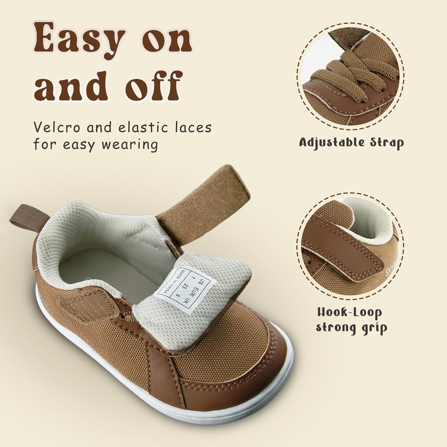 SKYWHEEL Toddler Wide Toe Box Barefoot Shoes Boys Sneakers Kids Tennis Shoes Comfort Lightweight