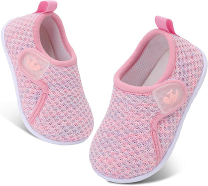 FEETCITY Baby Boys Girls First Walking Shoes Infant Sneakers Crib Shoes Breathable Lightweight Slip