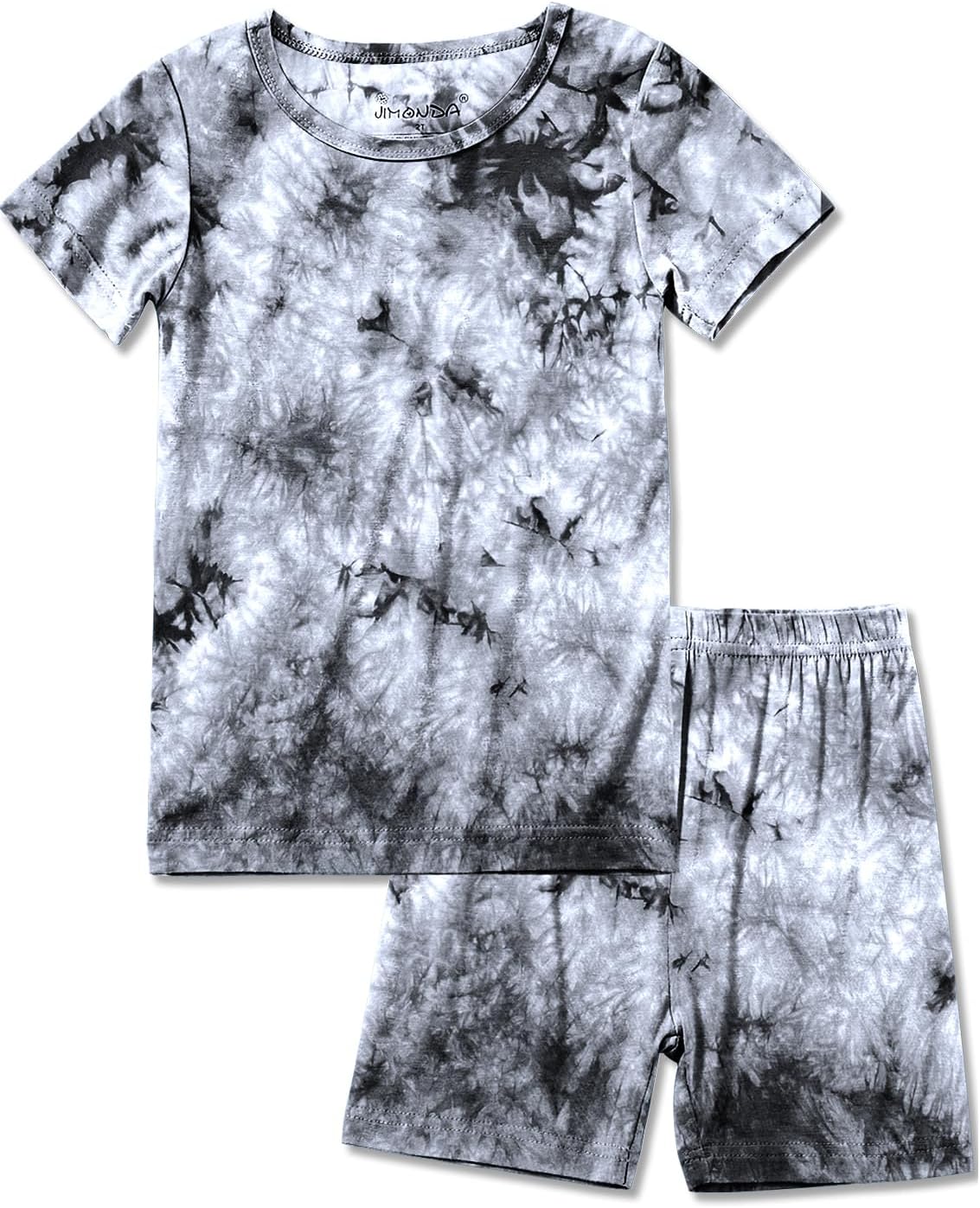 Jimonda Baby/Toddler Soft Sleepwear Short sleeve Kids Cool Pajama Outdoor 2-Piece Shirt&Shorts
