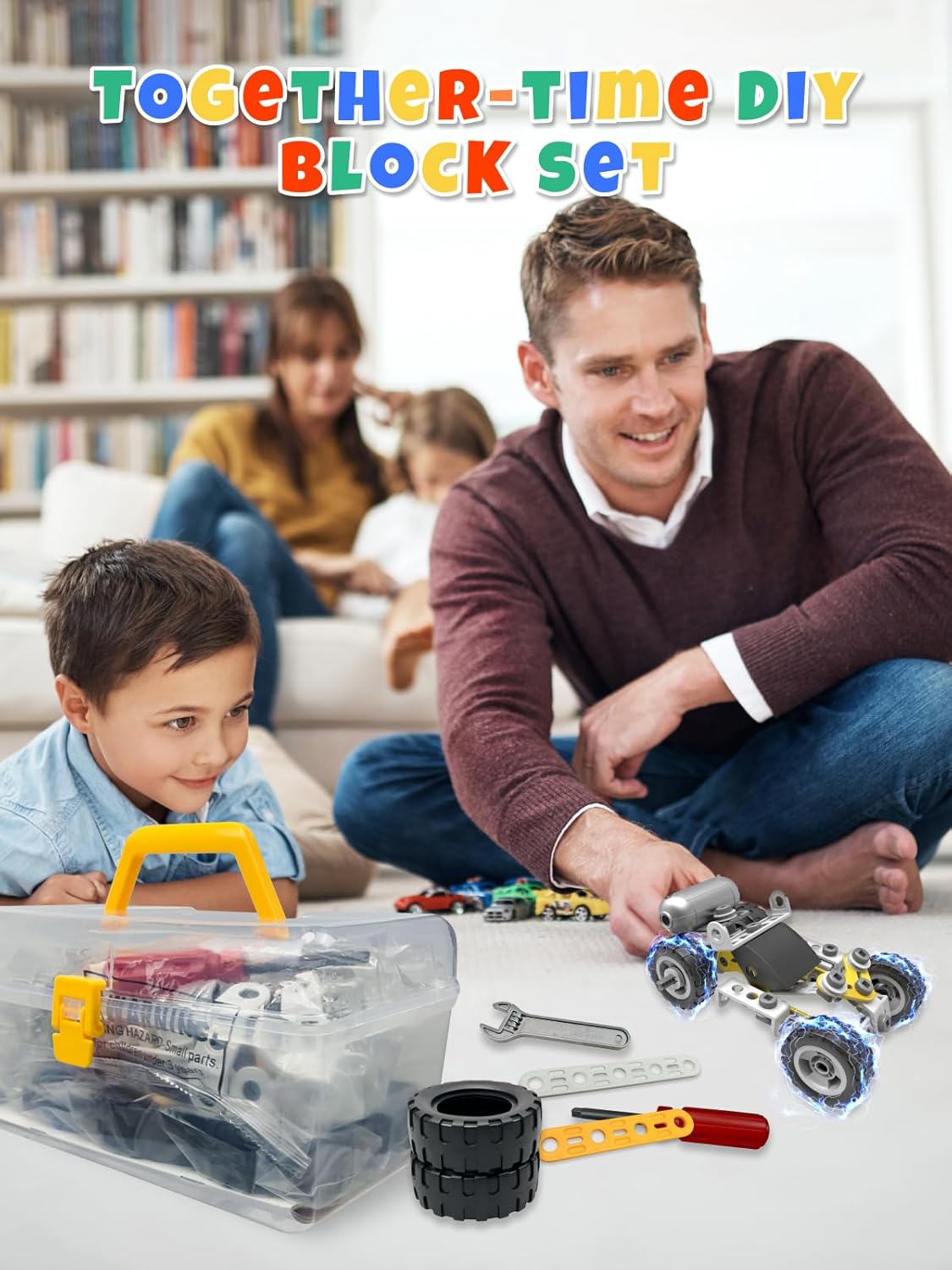 STEM Toys for 5 6 7 8+ Year Old Boy, 10 in 1 Electric Building Toys for Kids Ages 4-8 5-7 6-8