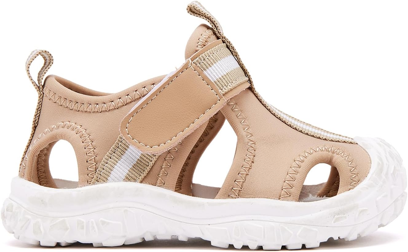 BMCiTYBM Baby Boy Girl Closed Toe Summer Sandals Lightweight Shoes Infant Non-Slip First Walking