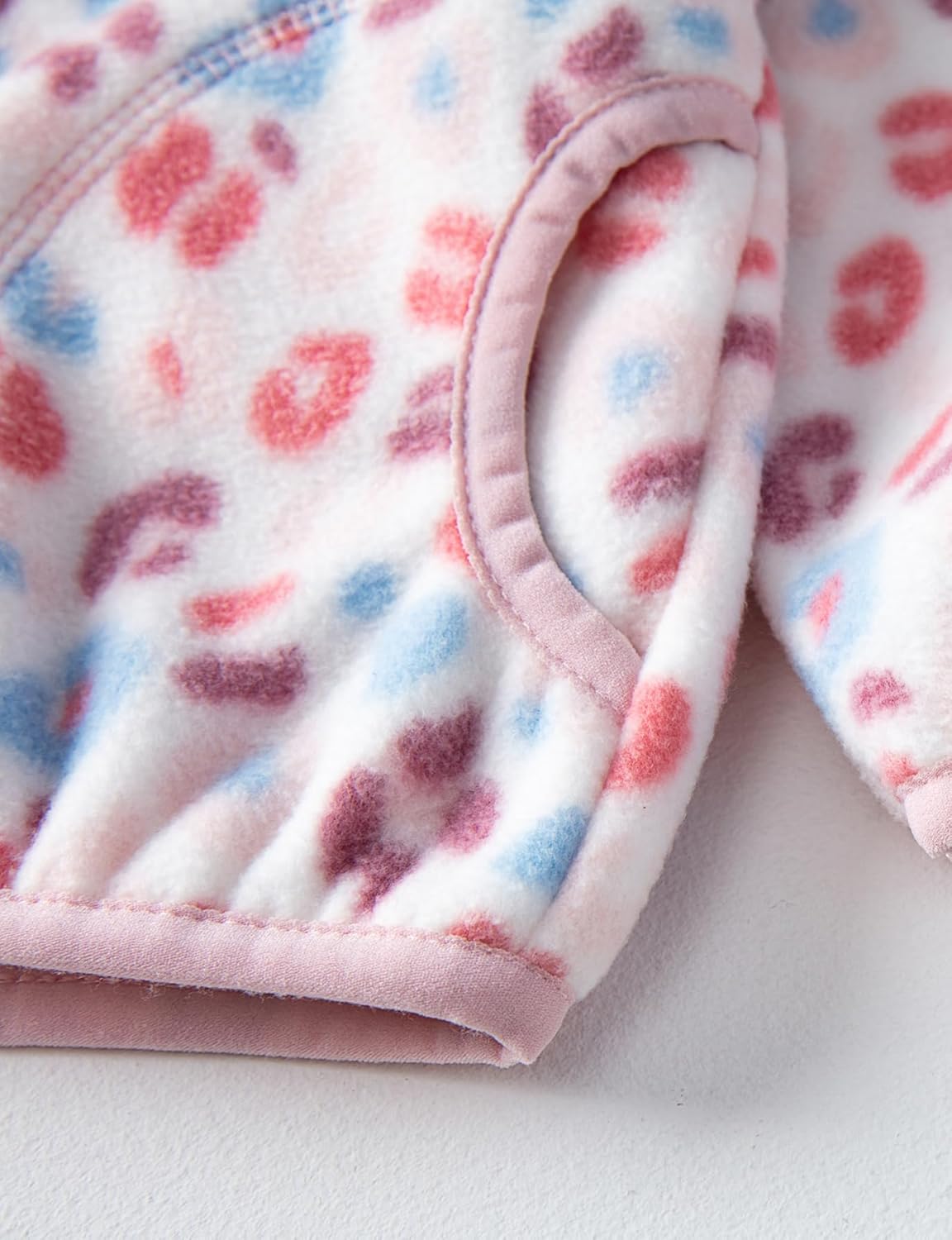 Kids Printed Polar Fleece Jacket Toddler Baby Boys Girls Autumn Winter Warm Sherpa Lining Outerwear