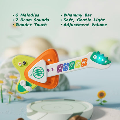 Toddler Baby Guitar Piano Keyboard for 1-3, Touch Baby Piano Guitar Toy for 1 Year Old Musical Toy