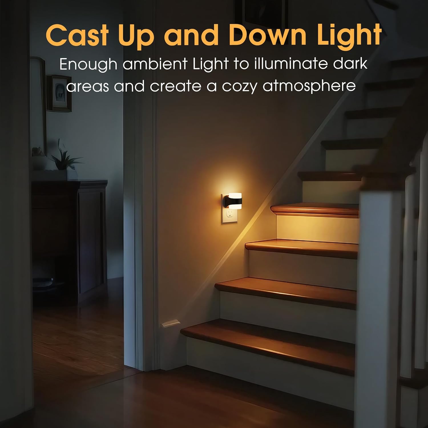 Night Light, Night Lights Plug into Wall, LED Nightlight for Kids & Adults, 3CCT Adjustable