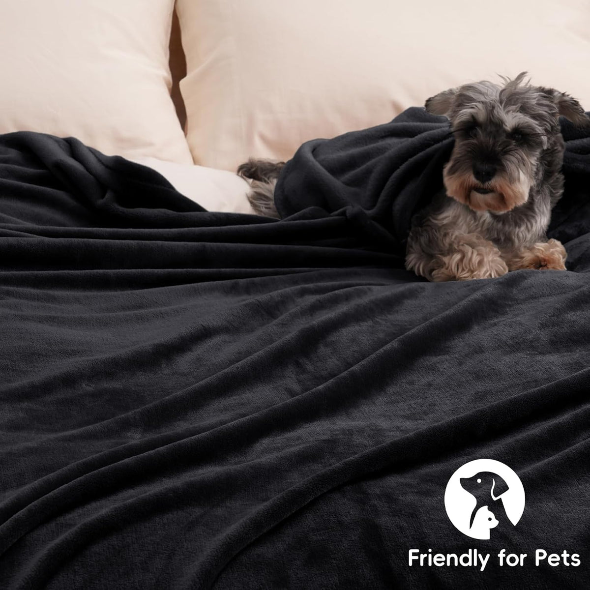 PHF Ultra Soft Fleece Blanket Twin Size, No Shed No Pilling Luxury Plush Cozy 300GSM Lightweight