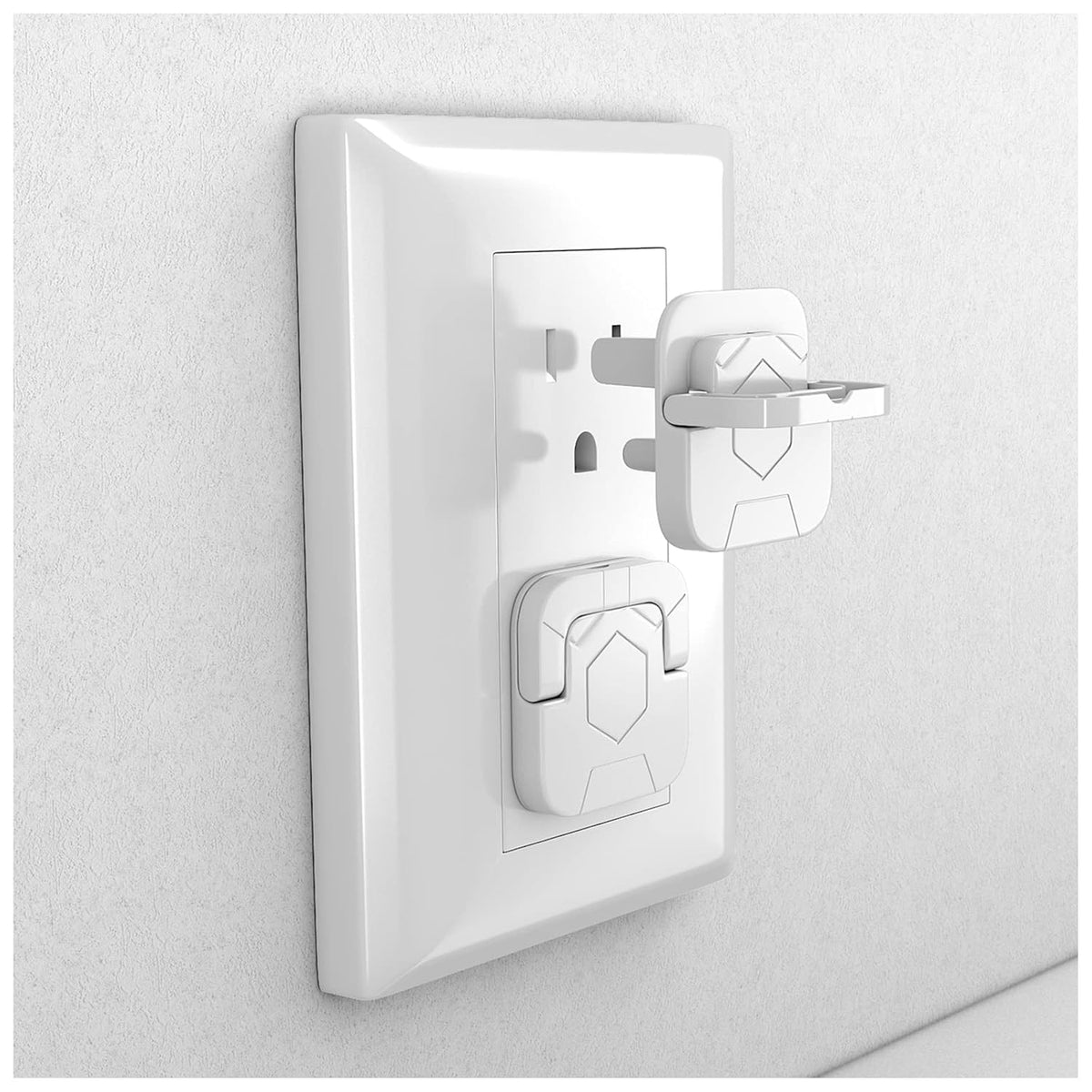 4our Kiddies Baby-Proof Outlet Covers (60 Pack) - Child Safety Electric Plug Protectors to Prevent