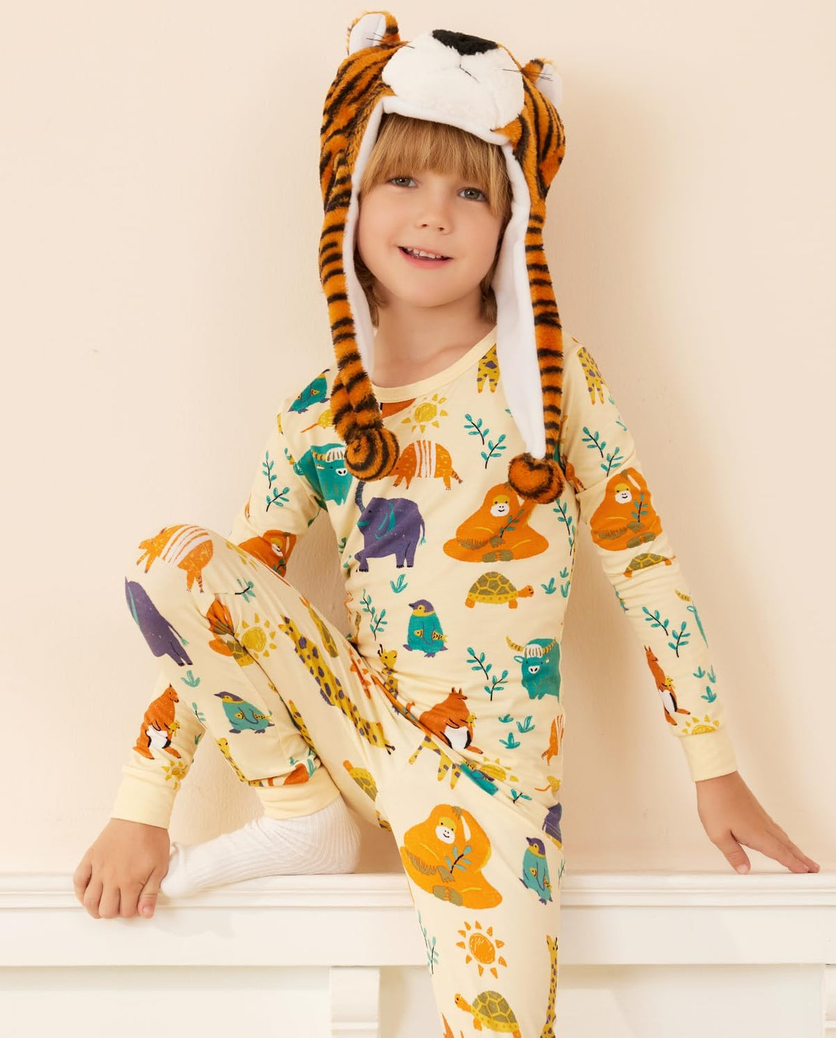 Bamboo Viscose Toddler Pajamas Boys Girls Baby 12M-8Y Pjs Sets Kids 2pcs Snug fit Long-Sleeve