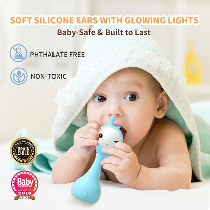 alilo Yoyo Talking Bunny Baby Singing Musical Rattle, Mimicking Toys Repeats What You Say