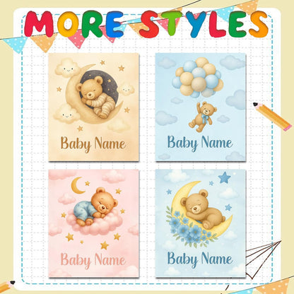 Ship Next Day, Personalized Baby Blanket – Printed in USA, Custom Baby Blanket for Boys & Girls