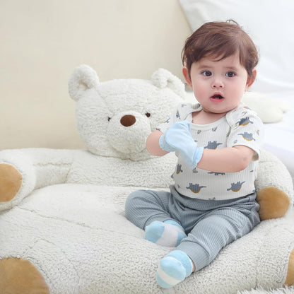 Baby Hats Mittens and Socks Set Cotton Newborn Hat Beanie Soft Infant Girls Boys Caps Gloves 0-6