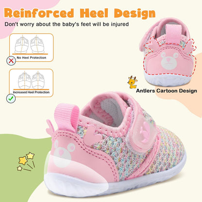 FEETCITY Baby Walking Shoes Barefoot Baby Shoes Infant Sneakers Newborn Crib Shoe Lightweight