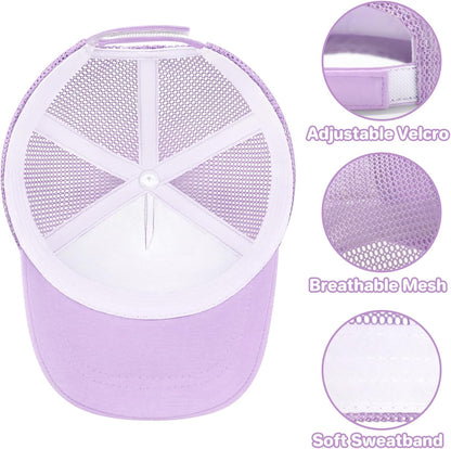 qikqik Baby Baseball Cap Toddler Baseball Hat with Mesh Infant Sun Hat UPF 50+ Baby Ball Cap