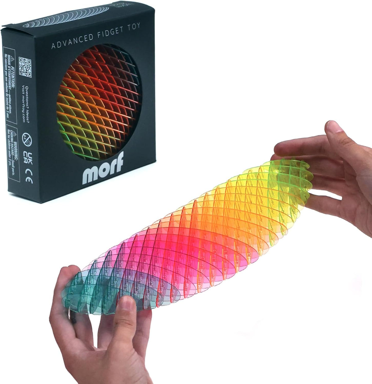 Morf Fidget Worm Toy - Desk Fidgets for Adults - Cool Satisfying Worm Fidget Sensory Toys - Fun and
