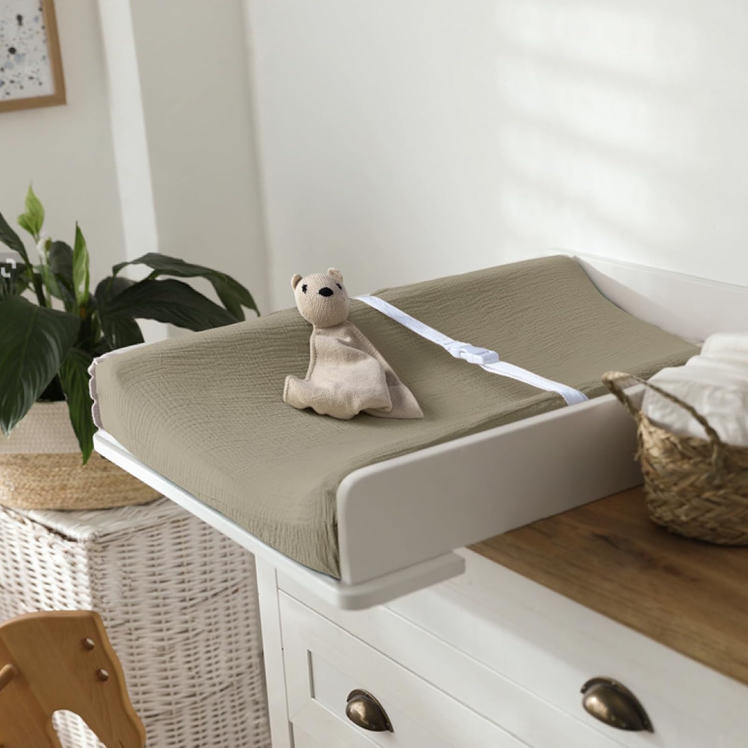 lulumoon Baby Changing Pad Cover: Muslin Diaper Changing Table Pad Cover - Changing Pad Sheets for