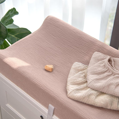 lulumoon Baby Changing Pad Cover: Muslin Diaper Changing Table Pad Cover - Changing Pad Sheets for