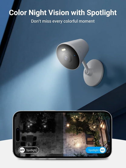 5G & 2.4G Indoor/Outdoor Security Camera for Home, Baby/Elder/Dog/Pet Camera with Phone App, WiFi