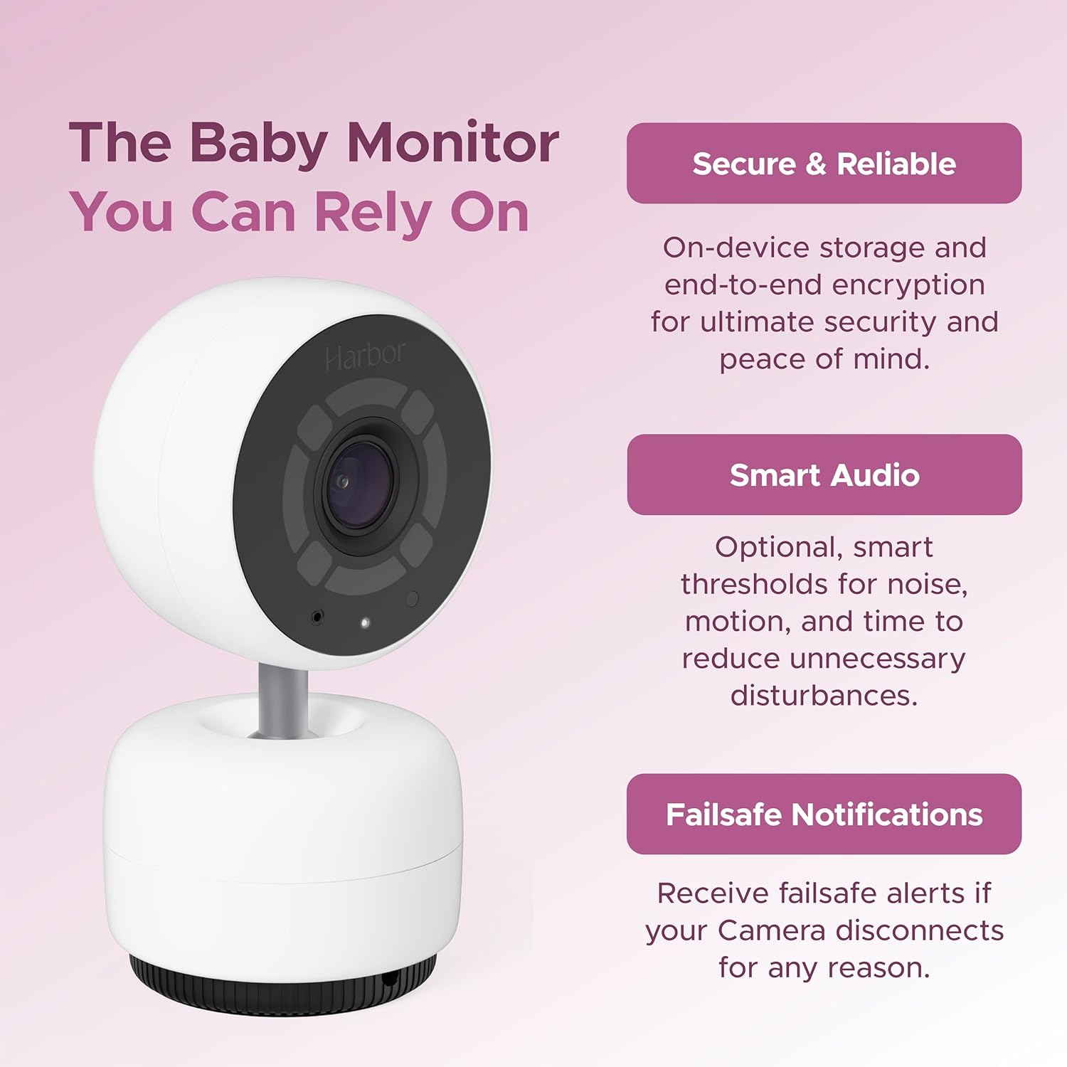 Smart Baby Monitor with 10” Tablet - The Most Reliable Way to Monitor Your Baby with or Without