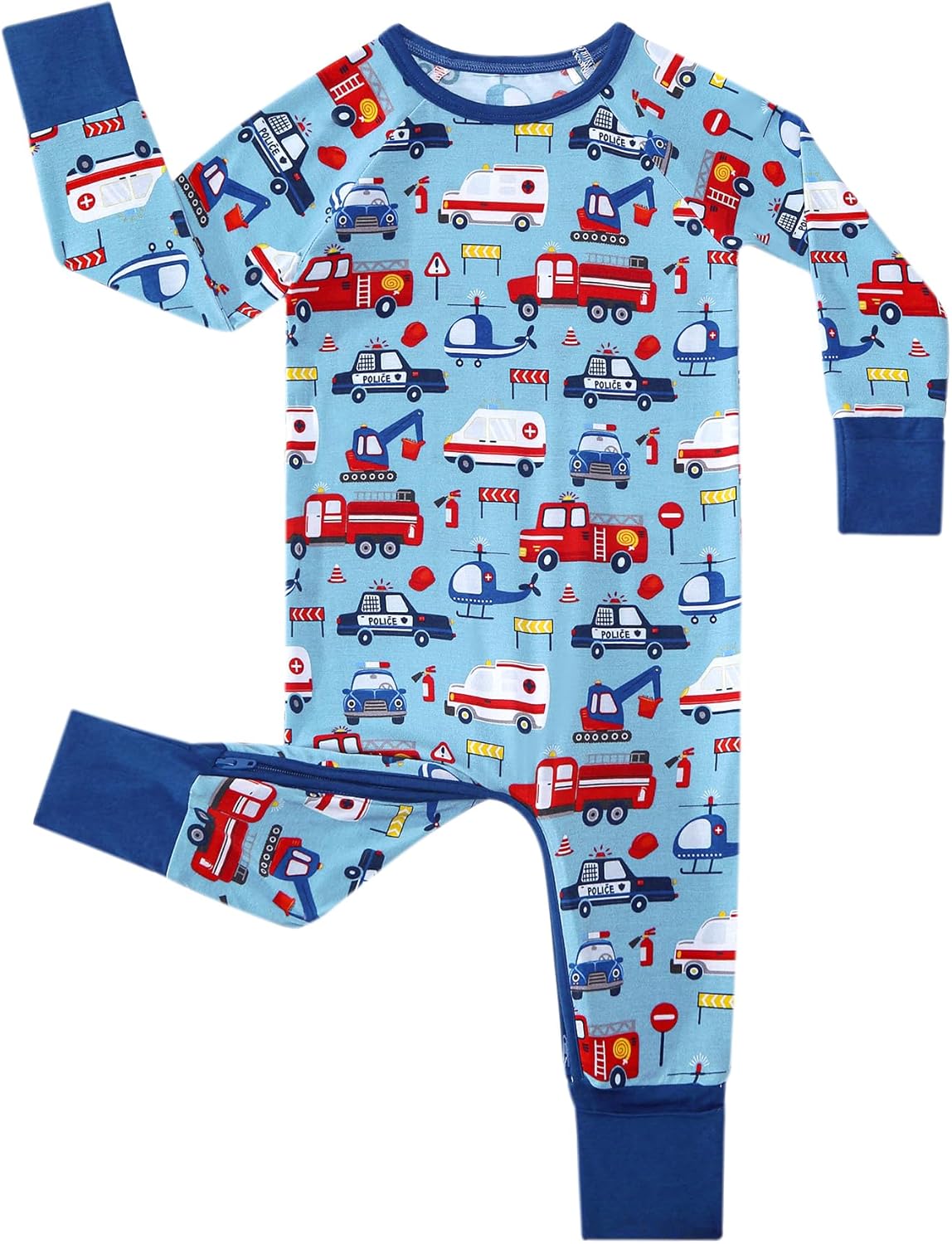 Baby Boys Girls Romper Long Sleeve Jumpsuits Infant Unisex One-Piece Bamboo Viscose Zipper Mitten