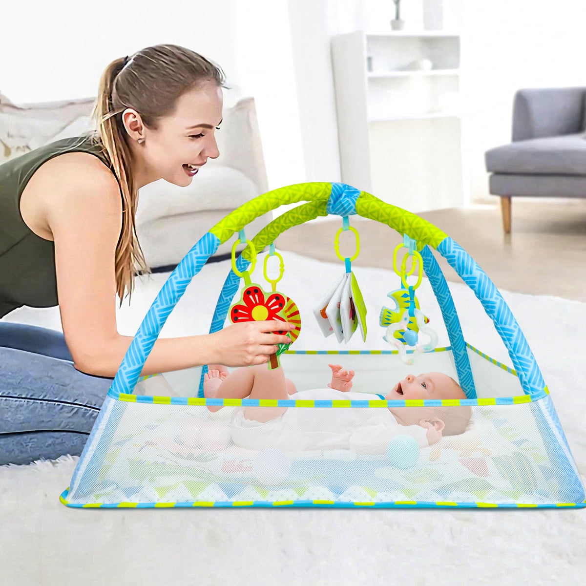 Dr.Rapeti Baby Play Mat, Baby Play Gym, Playmat & Floor Gyms, Baby Ball Pit