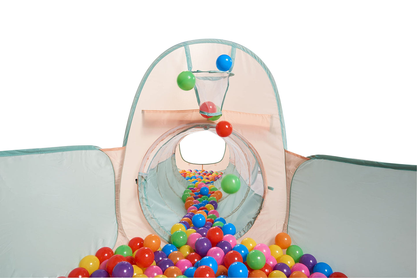 UTEX 3 in 1 Pop Up Play Tent with Ball Pit, Indoor/Outdoor Playhouse