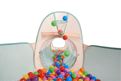 UTEX 3 in 1 Pop Up Play Tent with Ball Pit, Indoor/Outdoor Playhouse