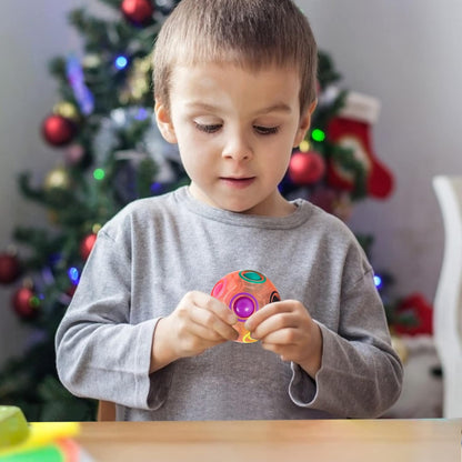 Vdealen Magic Rainbow Puzzle Ball, Fidget Ball Puzzle Brain Teaser Fidget Toy for Boys & Girls