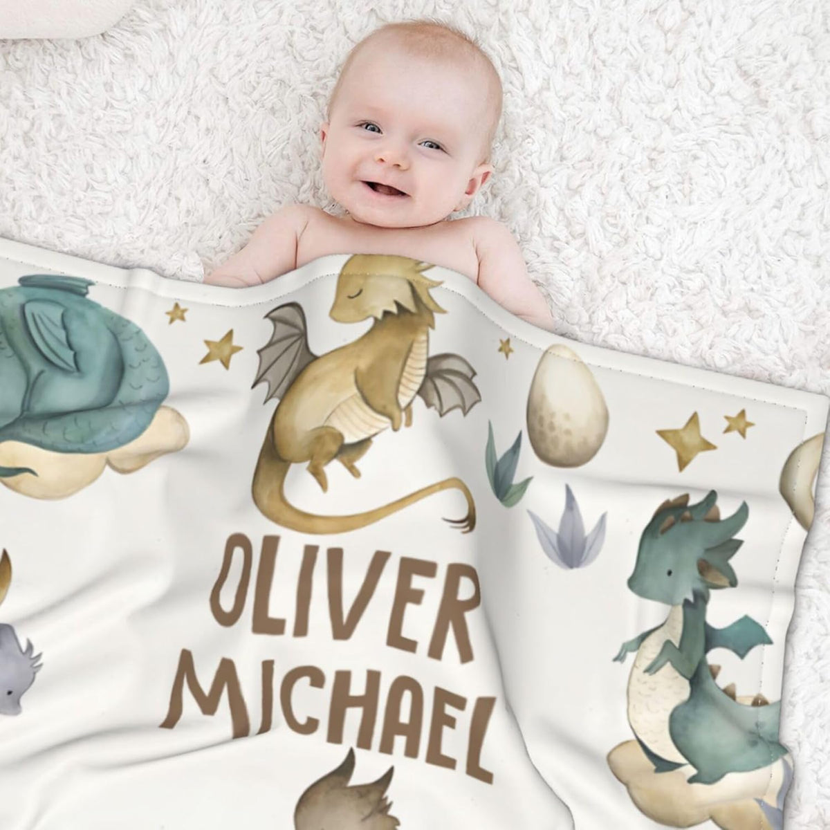 Personalized Baby Blanket, Custom Baby Blanket with Name, Customize Baby Blanket for Baby Girl or