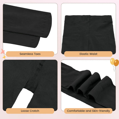 Girls Ballet Dance Tights for Toddler Baby Soft Athletic Leggings Infant Elastic Dance Tights for