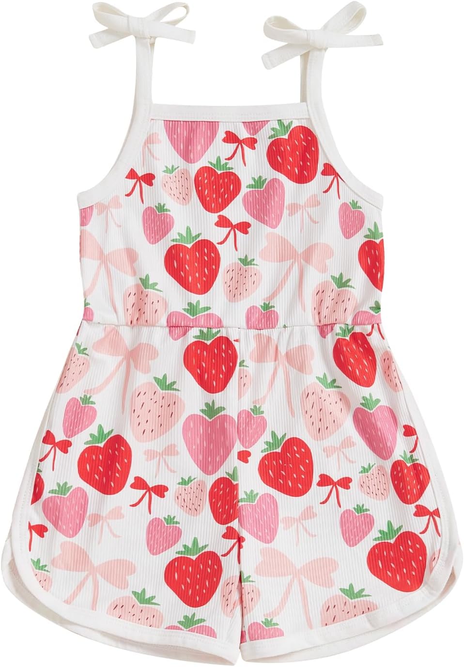 WZTYYDS Toddler Baby Girl Summer Clothes Floral Romper Tie-Up Strap Halter Jumpsuit Infant Summer