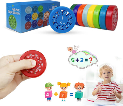 Math Fidget Spinners,Educational Math Fact Fidget Spinners,Stimmers&Fidgeters,Math Games Toy Gift
